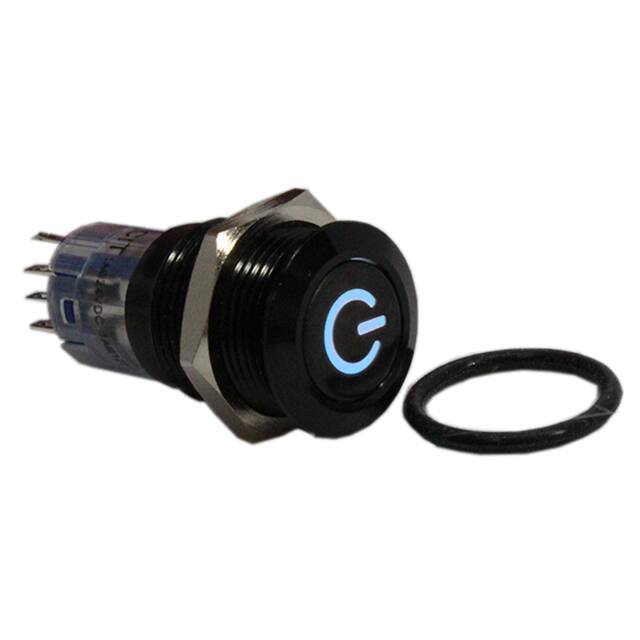 CH2NGBBNS SWITCH PB DPDT 1A 125V