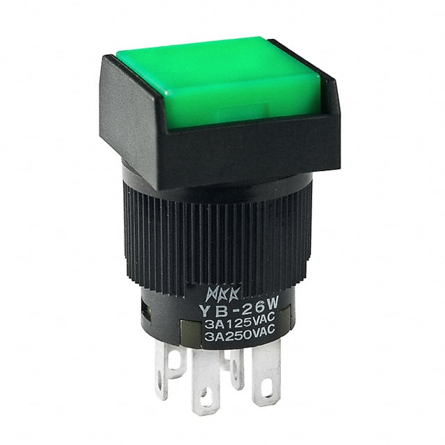 YB26WSKW01-FB SWITCH PUSHBUTTON DPDT 3A 125V