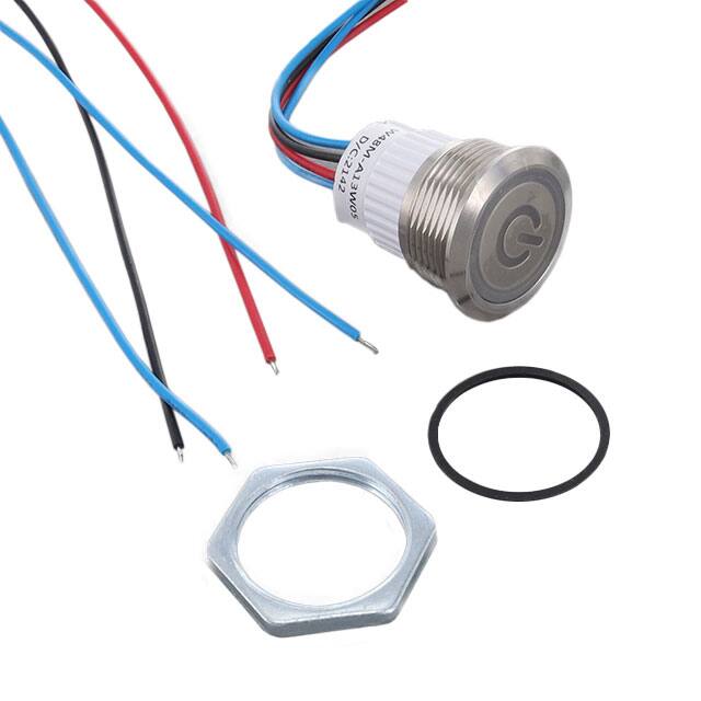W48M-A13W05 PBS 19MM SPST 0.1A 48V MOM METAL