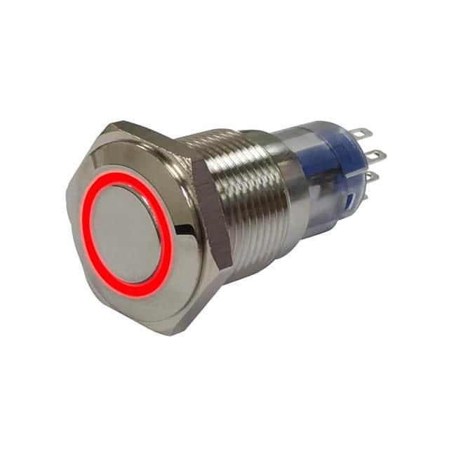 SW-PB7-03LB32DFRR12V ANTI-VANDAL PUSHBUTTON SWITCH, 1