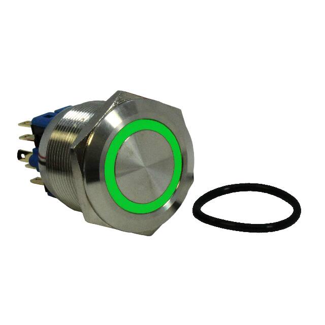 DH221NBSGN SWITCH PB DPST-NO/NC 2A 125V