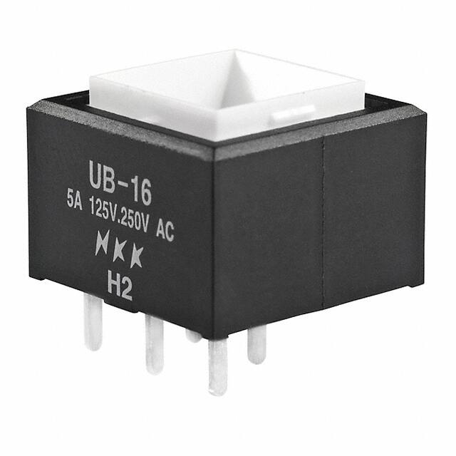 UB16SKW036F SWITCH PUSHBUTTON SPDT 5A 125V