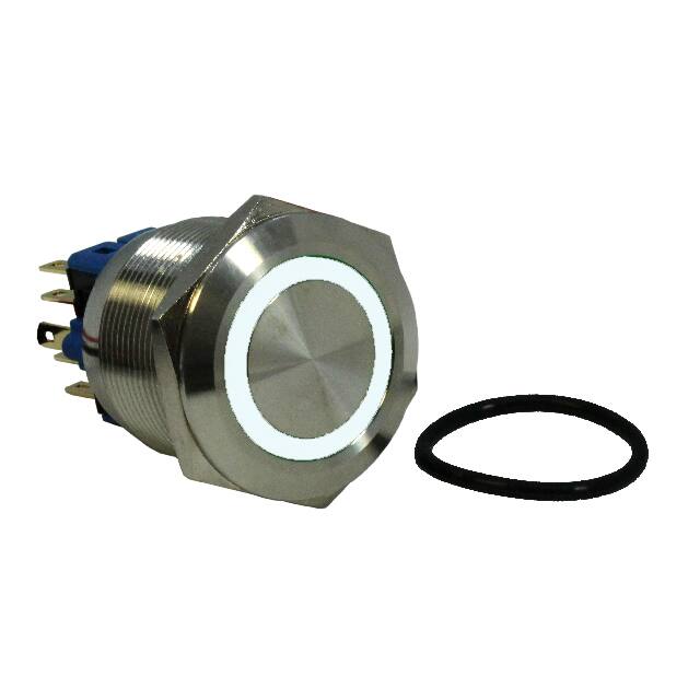 DH221LBSWN SWITCH PB DPST-NO/NC 2A 125V