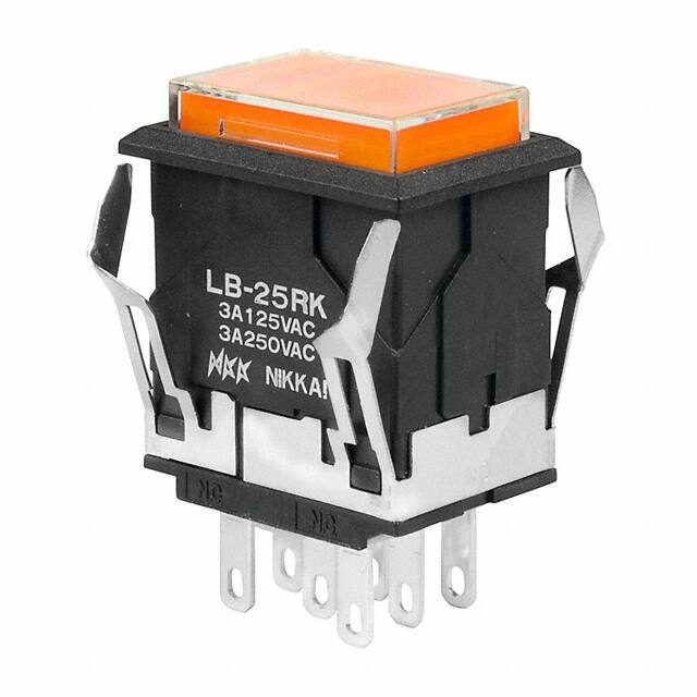 LB25RKW01-5D24-JD SWITCH PUSHBUTTON DPDT 3A 125V