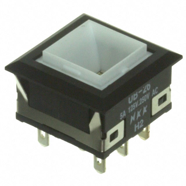 UB26KKW016G SWITCH PUSHBUTTON DPDT 5A 125V