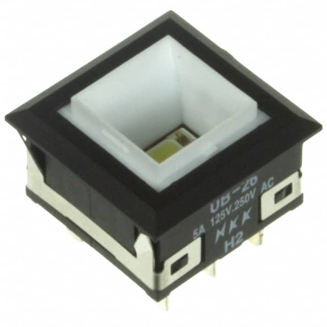UB26KKW016B SWITCH PUSHBUTTON DPDT 5A 125V