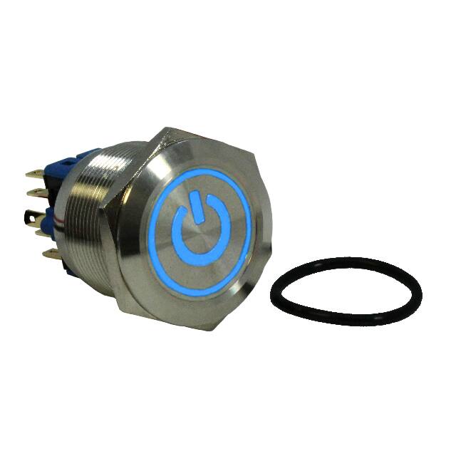 DH251LGSB12 SWITCH PB DPST-NO/NC 2A 125V