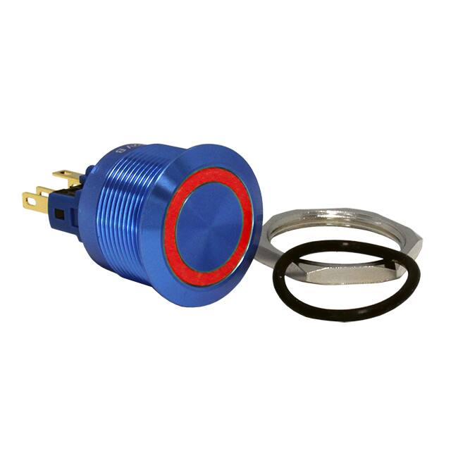 DH221NBUR12 SWITCH PB DPST-NO/NC 2A 125V
