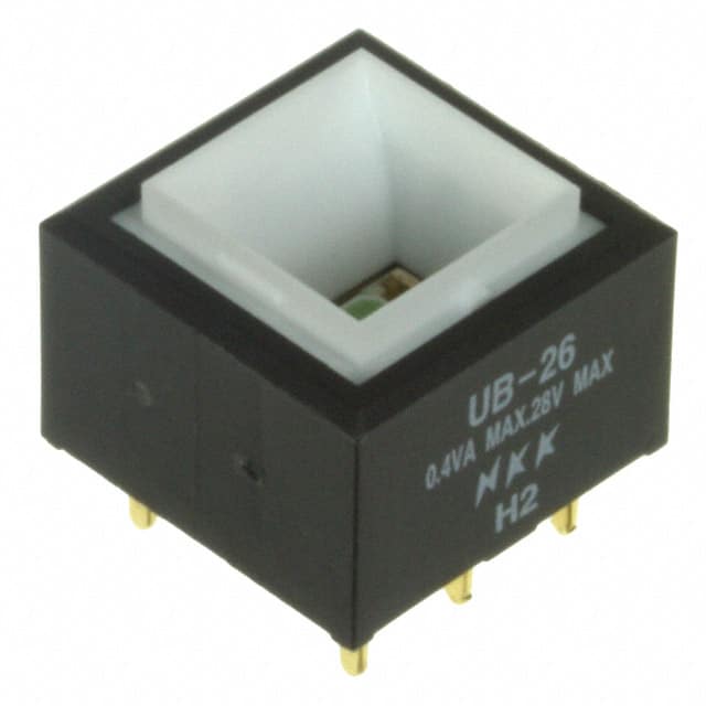 UB26SKG036F SWITCH PUSH DPDT 0.4VA 28V