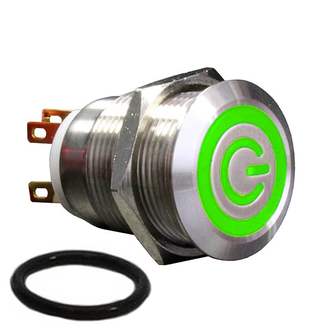 AH1LGSOGN SWITCH PB DPST-NO/NC 1A 125V