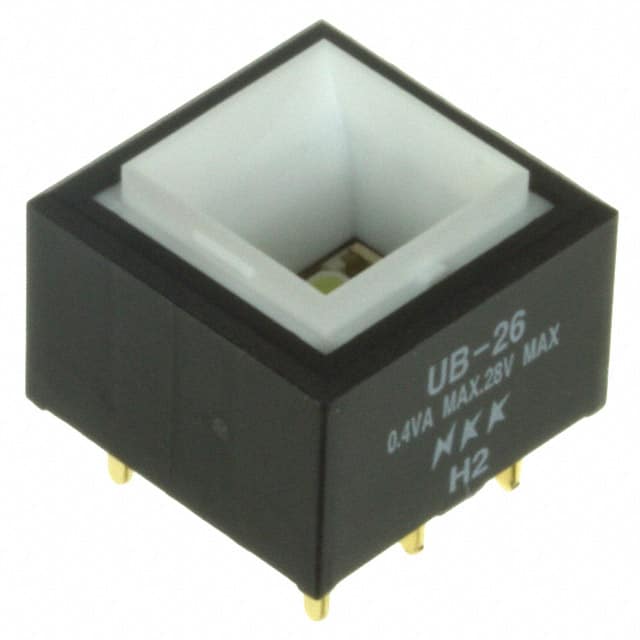 UB26SKG036B SWITCH PUSH DPDT 0.4VA 28V