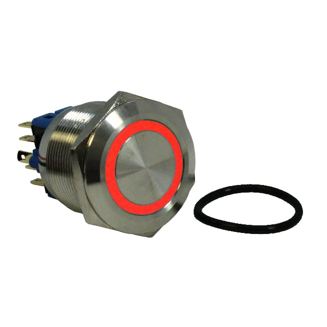 DH251LBSRY12 SWITCH PB DPST-NO/NC 2A 125V