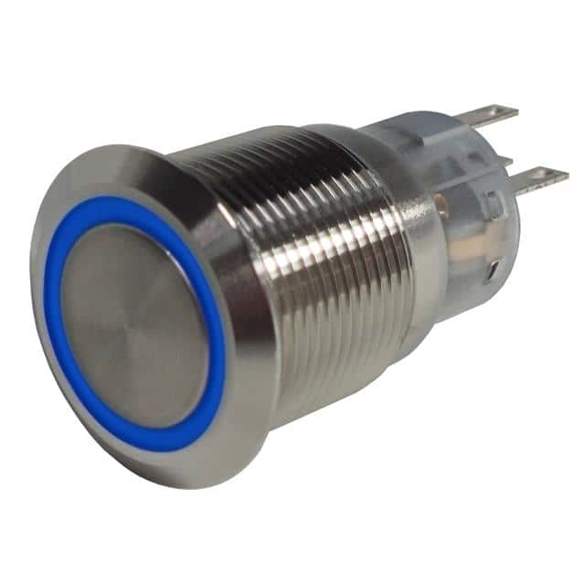 SW-PB7-03LB22CFRB12V ANTI-VANDAL PUSHBUTTON SWITCH, 1