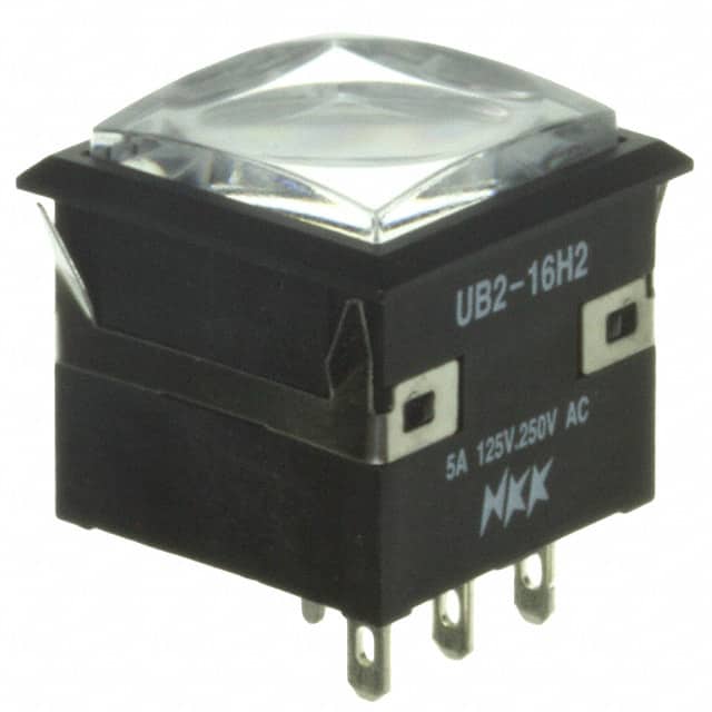 UB216KKW016G-1JB SWITCH PUSHBUTTON SPDT 5A 125V