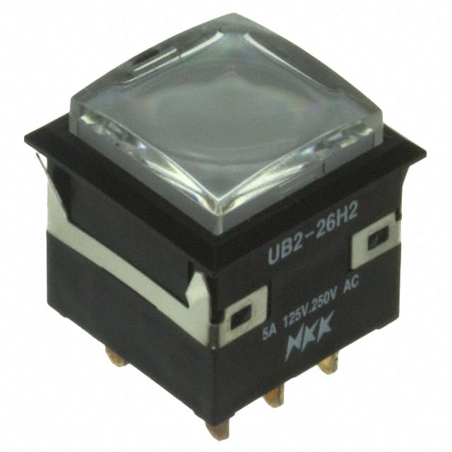UB226KKW016F-1JB SWITCH PUSHBUTTON DPDT 5A 125V