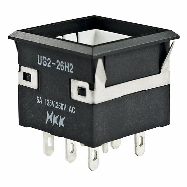 UB226KKW016G SWITCH PUSHBUTTON DPDT 5A 125V
