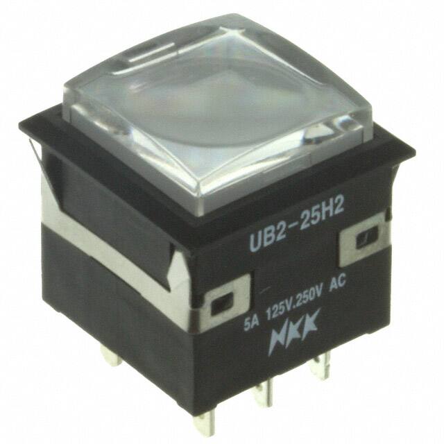 UB225KKW016F-1JB SWITCH PUSHBUTTON DPDT 5A 125V
