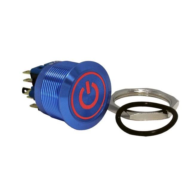 DH251LGURBN SWITCH PB DPST-NO/NC 2A 125V