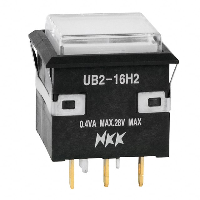 UB226KKG016F-3JB SWITCH PUSH DPDT 0.4VA 28V