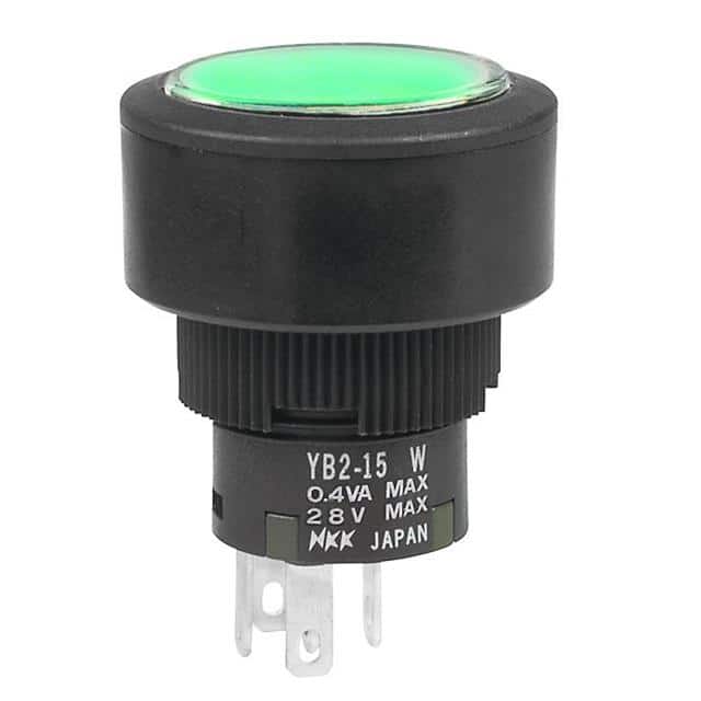 YB215CWCKG01-5F-FB SWITCH PUSHBUTTON SPDT 0.4VA 28V