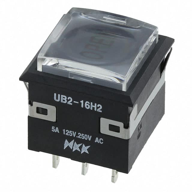 UB216KKW016CF-4JCF14 SWITCH PUSHBUTTON SPDT 5A 125V