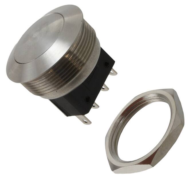 MP0027/3 SWITCH PUSHBUTTON DPST 5A 250V