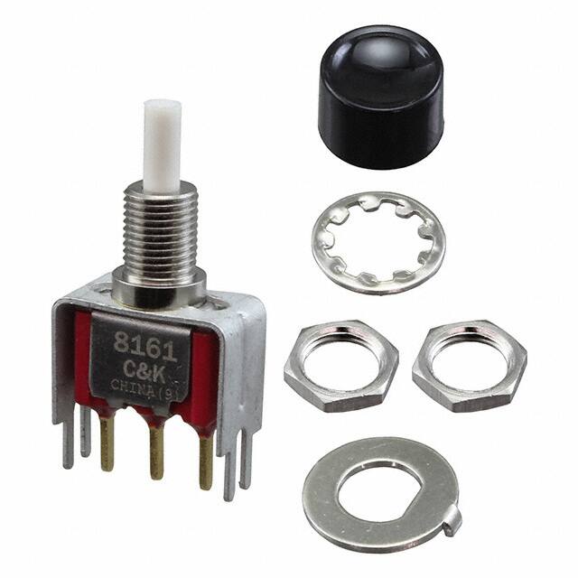 8161SHV3BE2 SWITCH PUSH SPDT 0.4VA 20V