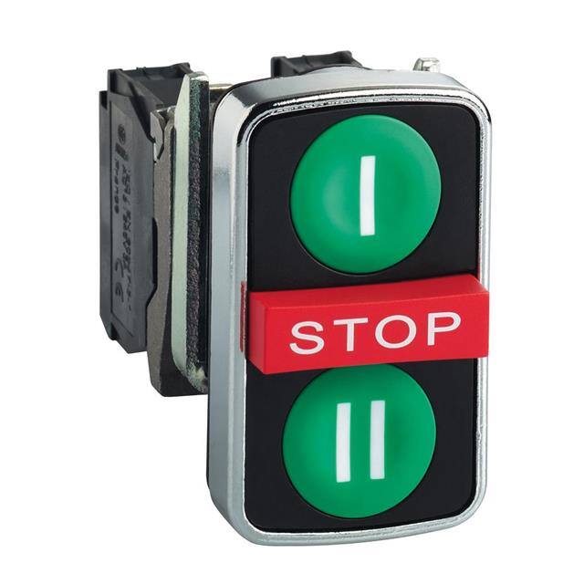 XB4BA731327 HARMONY XB4, TRIPLE-HEADED PUSH