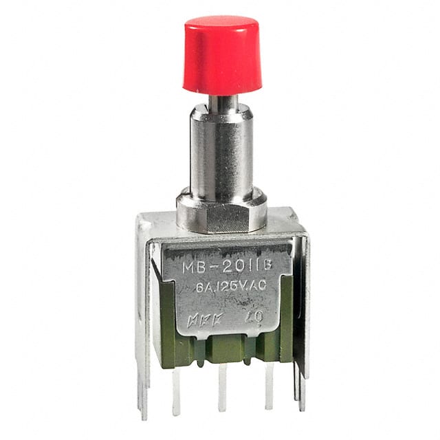 MB2011SS2W13-BC SWITCH PUSHBUTTON SPDT 6A 125V