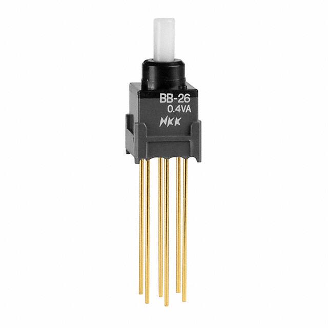 BB26AW SWITCH PUSH DPDT 0.4VA 28V