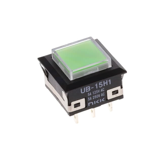 UB15KKW015F-JF SWITCH PUSHBUTTON SPDT 5A 125V