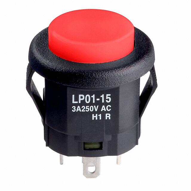 LP0115CMKW015CB SWITCH PUSHBUTTON SPDT 3A 125V