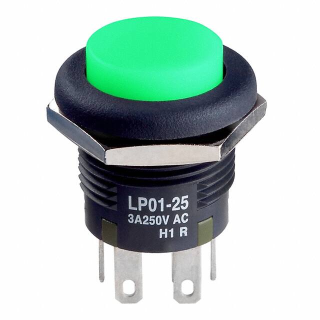LP0125CCKW015FB SWITCH PUSHBUTTON DPDT 3A 125V