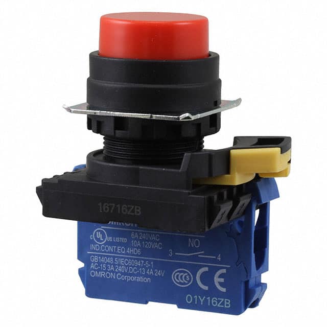 A22NN-BPM-NRA-G100-NN SWITCH PUSH SPST-NO 10A 120V