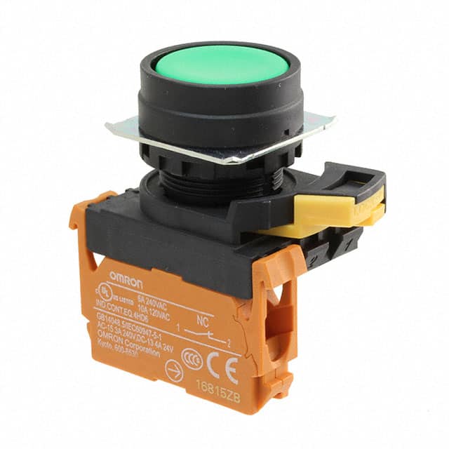 A22NN-BNM-NGA-G002-NN SWITCH PUSH SPST-NC 10A 120V