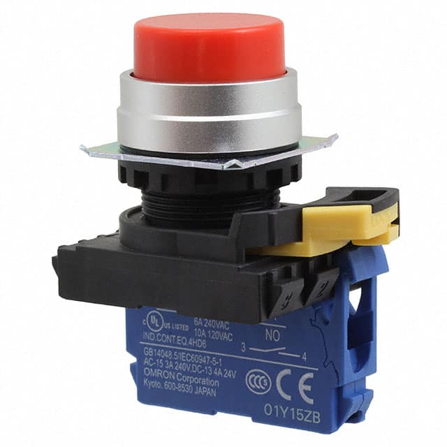 A22NN-MPM-NRA-G100-NN SWITCH PUSH SPST-NO 10A 120V