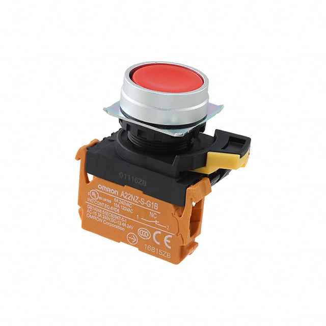 A22NN-MNM-NRA-G002-NN SWITCH PUSH SPST-NC 10A 120V