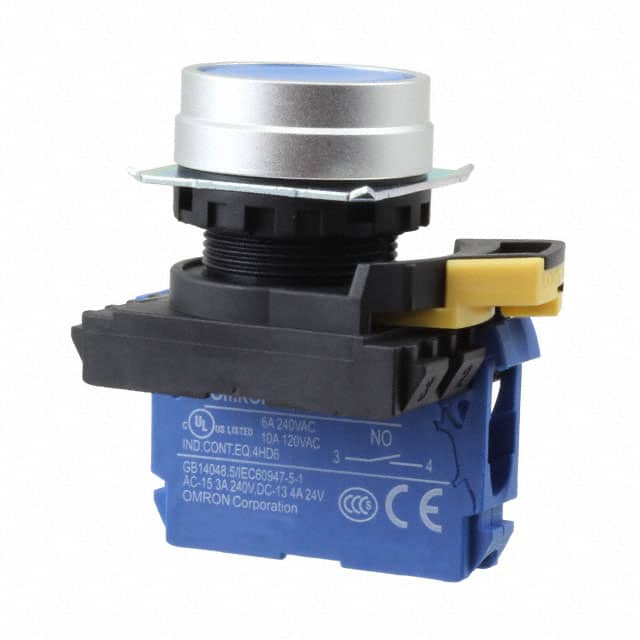 A22NN-MNM-NAA-G100-NN SWITCH PUSH SPST-NO 10A 120V