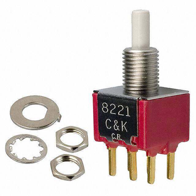 8221SHCGE SWITCH PUSHBUTTON DPDT 1A 120V
