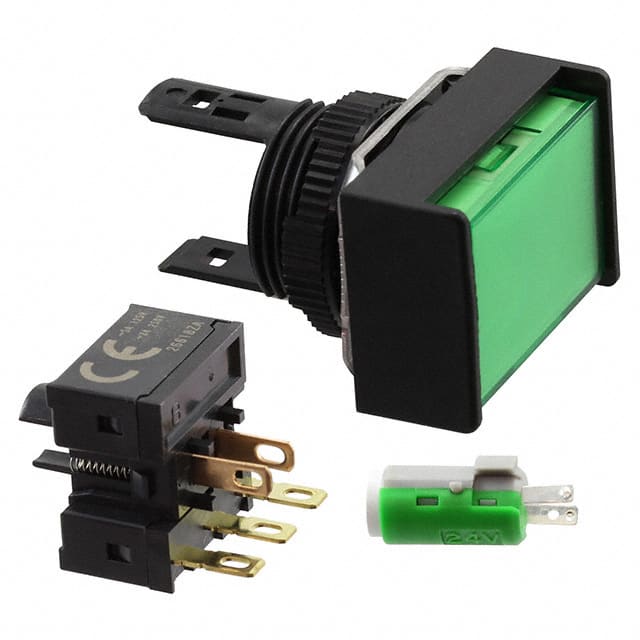 A165L-JGM-24D-1 SWITCH PUSHBUTTON SPDT 5A 125V