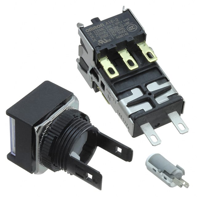 A165L-AWM-T1-2 SWITCH PUSHBUTTON DPDT 5A 125V