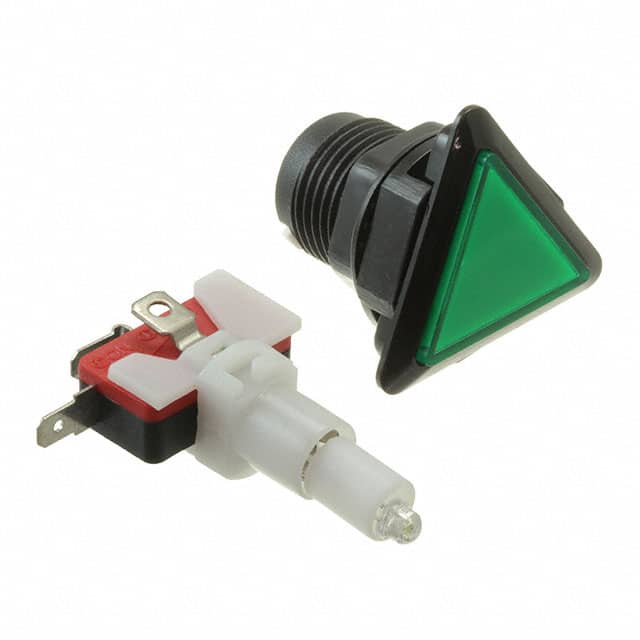 4188 GREEN LED ILLUMINATED TRIANGLE P