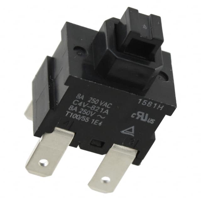 C4V-821A SWITCH PUSHBUTTON DPST 8A 125V