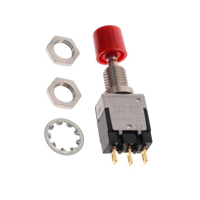 EB2011G-BC SWITCH PUSHBUTTON SPDT 0.4VA 28V