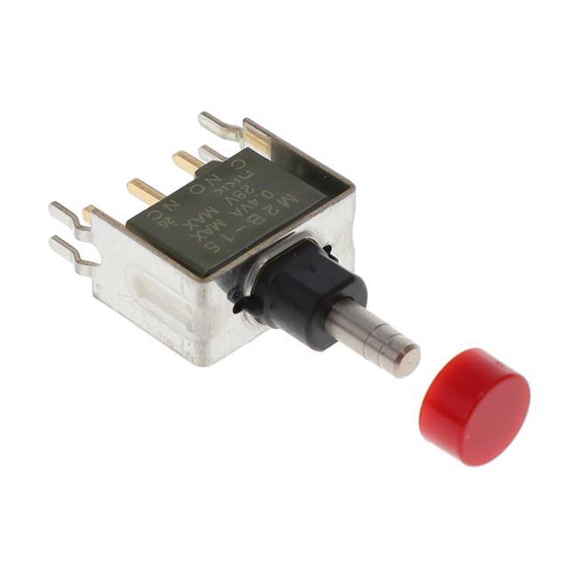 M2B15AA5G13-HC SWITCH PUSHBUTTON SPDT 0.4VA 28V