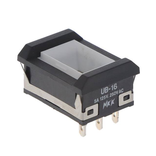 UB16NBKW01N SWITCH PUSHBUTTON SPDT 5A 125V