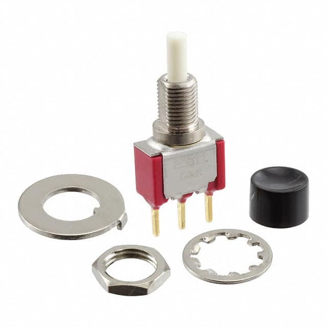 8161SHCBE2 SWITCH PUSH SPDT 0.4VA 20V