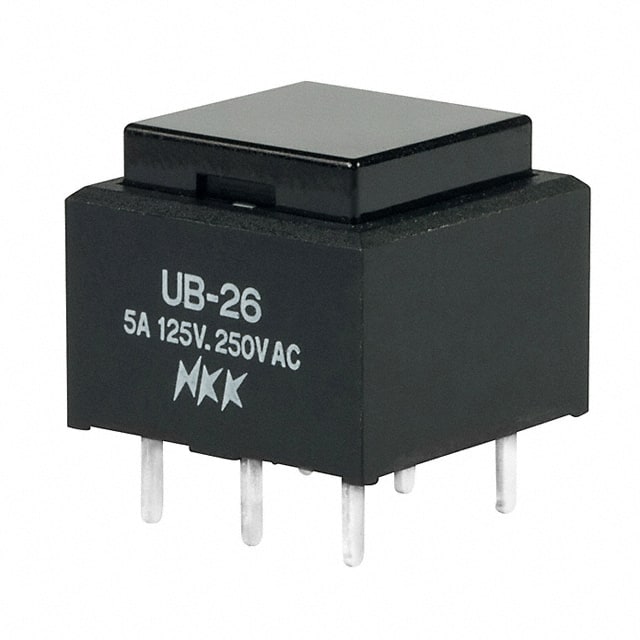 UB26SKW03N-A SWITCH PUSHBUTTON DPDT 5A 125V