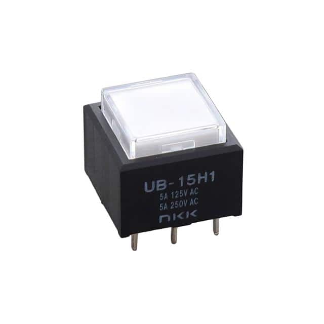UB15SKW035F-JB SWITCH PUSHBUTTON SPDT 5A 125V