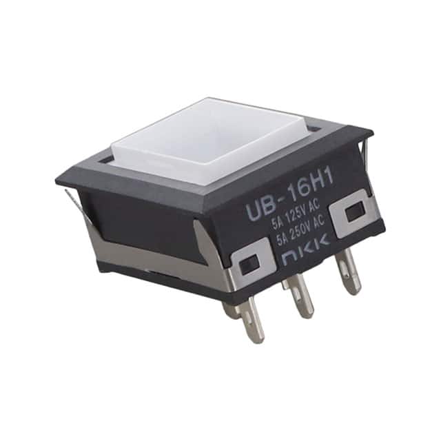 UB16NKW015F SWITCH PUSHBUTTON SPDT 5A 125V